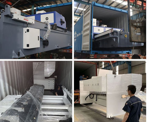 машина отрезка CNC 6M по горизонтали 10000 тонн, калибруя машина гидравлическое v для металлического листа