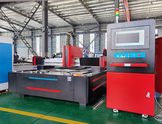 автомат для резки лазера волокна CNC 1000W резец лазера металлического листа 10 Mm 4000x2000mm